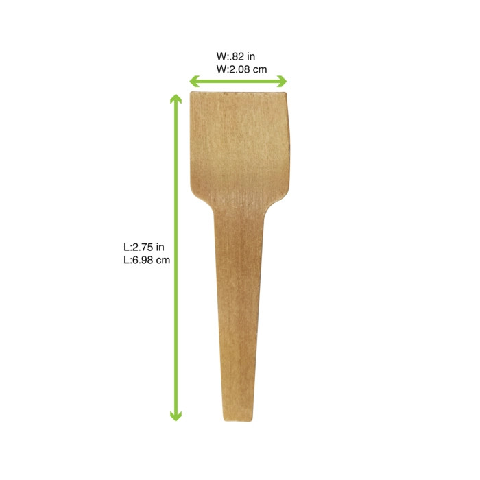 Unwrapped Spoon for Ice Cream - L:2.75in - 3000 pcs Unwrapped Spoon for Ice Cream - L:2.75in - 3000 pcs