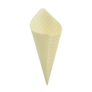 Mini Wooden Cone - L:3.25in - 1000 pcs