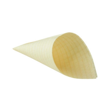 Mini Wooden Cone - L:3.25in - 1000 pcs