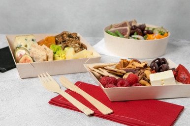 Unwrapped Wooden Fork - L:6.2in - 2000 pcs