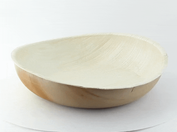 Palm Leaf Round Bowl - 100oz D:12in H:2.4in - 50 pcs Palm Leaf Round Bowl - 100oz D:12in H:2.4in - 50 pcs