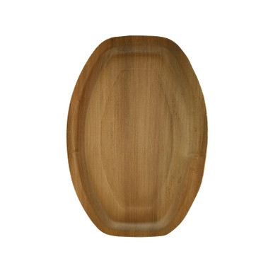 Oval Palm Leaf Plate - L:14in W:9.5in H:1.25in - 50 pcs Oval Palm Leaf Plate - L:14in W:9.5in H:1.25in - 50 pcs