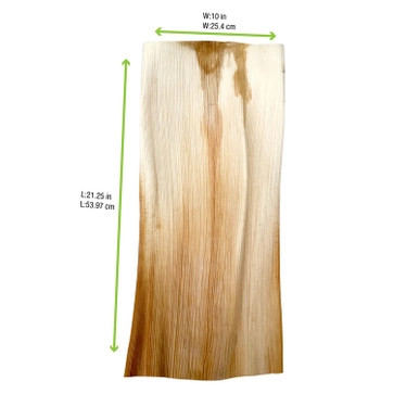 Palm leaf - L:21.7in W:12.6in - 50 pcs Palm leaf - L:21.7in W:12.6in - 50 pcs