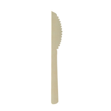 Unwrapped Wooden Knife - L:5.47in - 2000 pcs