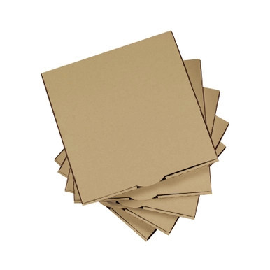 Mini Kraft Cardboard Pizza Box - L:3.5in W:3.5in H:0.8in - 500 pcs