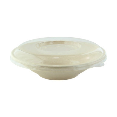 Clear PLA round lid for 210APUPK24BR & 210APUPK32BR & 210APUPK40BR - D:7.7in - 250 pcs