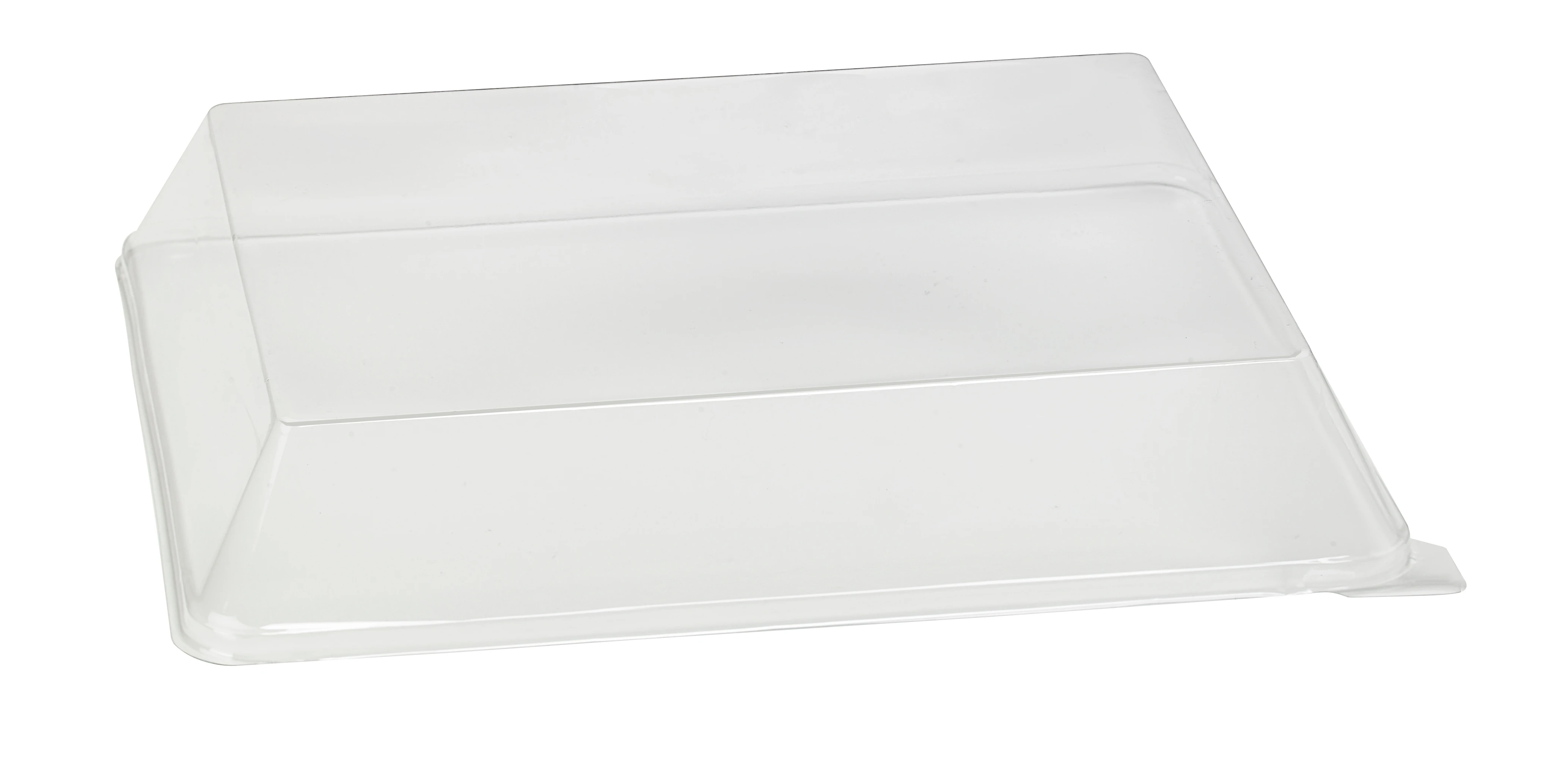 Clear PET Lid for 210BBA2621 - L:10.6in W:7.87inin H:0.39in - 200 pcs