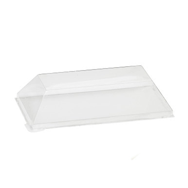 Clear PET Lid for 210SAMBQ65 - L:5.11in W:2.55in H:0.78in - 100 pcs