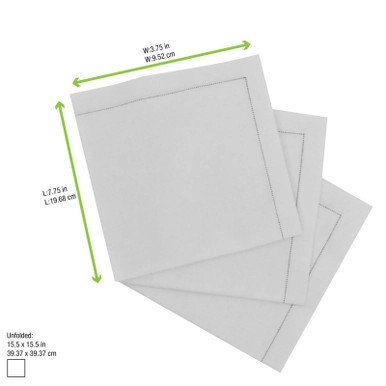 Luxury Cream Cotton Table Napkin. - L:15.8in W:15.8in - 100 pcs Luxury Cream Cotton Table Napkin. - L:15.8in W:15.8in - 100 pcs