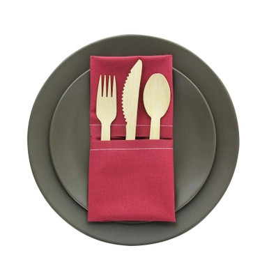 Luxury Red Wine Cotton Table Napkin. - L:15.8in W:15.8in - 100 pcs Luxury Red Wine Cotton Table Napkin. - L:15.8in W:15.8in - 100 pcs