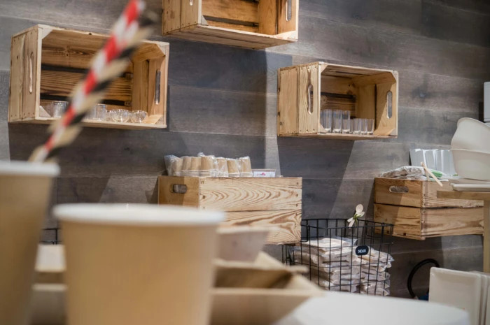 Double Wall Kraft Compostable Paper Cup - 12oz D:3.5in H:4.3in - 288 pcs