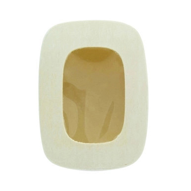 Rectangular Wood Box with Window Lid - 8oz L:4.3in W:3in H:2in - 100 pcs