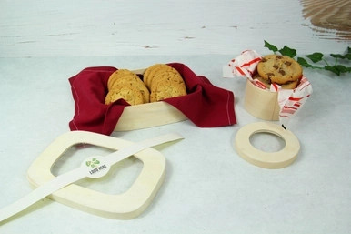 Rectangular Wood Box with Window Lid - 28oz L:7in W:5in H:2in - 25 pcs