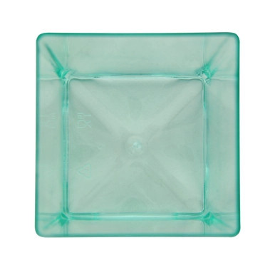 FANI Transparent Green Cup - 4.2oz L:2in W:2in H:2.8in - 432 pcs