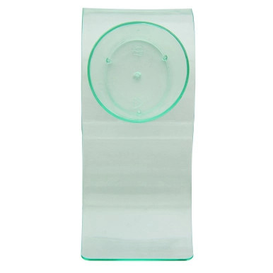 GIZMO Green Transparent Wave Dish - 0.25oz L:3.7in W:1.6in H:0.9in - 200 pcs