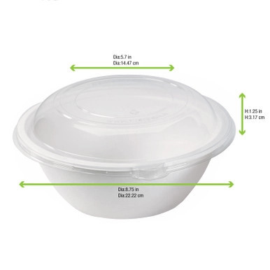 Clear PET Lid for 210APUB50 & 210APU221 - L:8.85in W:8.85in H:1.18in - 250 pcs
