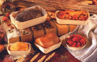 Wooden Baking Mold - 30oz L:9.6in W:5.7in H:1.5in - 100 pcs Wooden Baking Mold - 30oz L:9.6in W:5.7in H:1.5in - 100 pcs