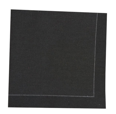 Luxury Black Night Cotton Cocktail Napkin - L:7.9in W:7.9in - 200 pcs Luxury Black Night Cotton Cocktail Napkin - L:7.9in W:7.9in - 200 pcs