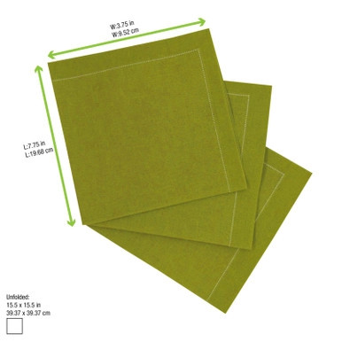 Luxury Olive Green Cotton Table Napkin - L:15.8in W:15.8in - 100 pcs Luxury Olive Green Cotton Table Napkin - L:15.8in W:15.8in - 100 pcs