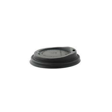 Compostable black coffee lid for 10 oz, 12 oz, 16 oz, 20 oz - D:3.54in - 1000 pcs Compostable black coffee lid for 10 oz, 12 oz, 16 oz, 20 oz - D:3.54in - 1000 pcs