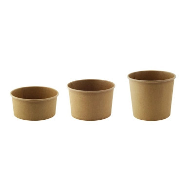 Deli Kraft Container. - 12oz D:4.49in - 500 pcs Deli Kraft Container. - 12oz D:4.49in - 500 pcs