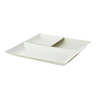 Sugarcane Bento Box Plate with 1 Sugarcane Compartments - 100 VIP Set