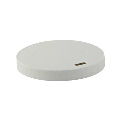 White Paper Coffee Lid for 8oz D:3.15in - 1000 pcs
