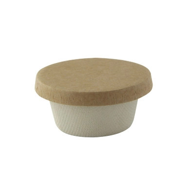 Kraft Paper Lid for 210POC60N & 210POB61 & 210GPU7(BR) - D:2.44in - 1000 pcs