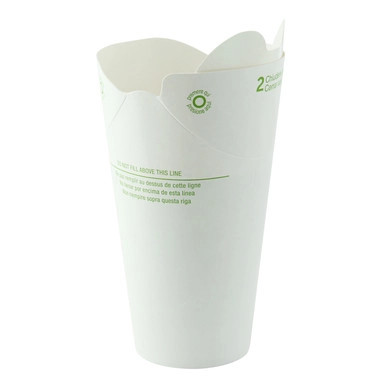 Lid-free Paper Cup Single Wall - 12oz D:3.7in H:5.9in - 500 pcs
