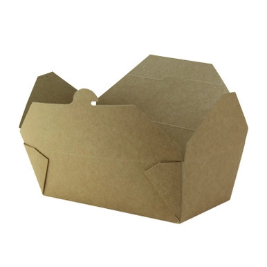 Kraft Meal Box - 32oz L:7.2in W:4.1in H:2.4in - 250 pcs