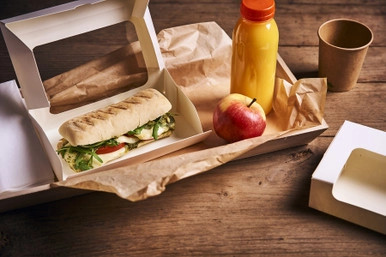 Round PET Bottle With Orange Cap - 7.8oz D:2.2in H:5.9in - 300 pcs