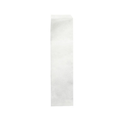 White Kraft Bag Opens 2 Sides Greaseproof - L:13.4in W:3.3in - 1000 pcs
