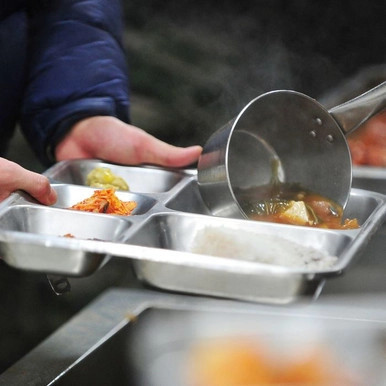 Noxtray Reusable Stainless Steel Tray 5 Compartiments with PP lid - L:11in W:8.66in H:1.57in - 10 pcs Noxtray Reusable Stainless Steel Tray 5 Compartiments with PP lid - L:11in W:8.66in H:1.57in - 10 pcs