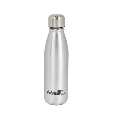 Noxbottle reusable Aluminum water bottle with PP/Metal cap - 17oz H:9.64in W:2.55in - 24 pcs