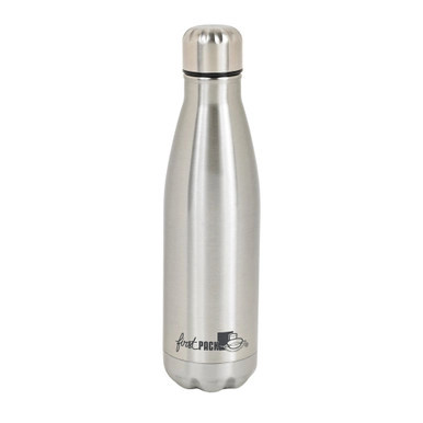 Noxbottle reusable stainless steel double wall isothermal water bottle with cap - 17oz H:10.43in W:2.75in - 12 pcs