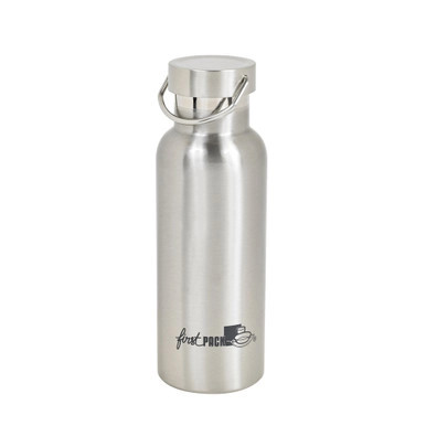 Noxbottle reusable stainless steel double wall isothermal water bottle with cap - 17oz H:9.05in - 12 pcs