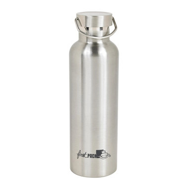 Noxbottle reusable stainless steel double wall isothermal water bottle with cap - 25oz H:10.82in - 12 pcs