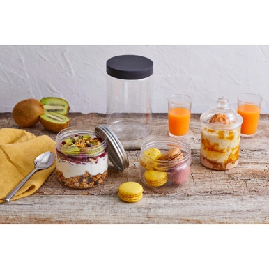 Bokotwist reusable PET jar - 33.8oz D:3.42in H:2.63in - 80 pcs