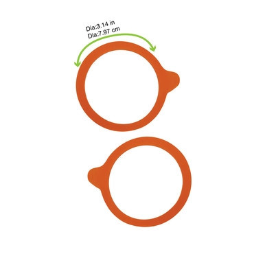 Bokocook reusable Preservation gasket for Weck jars - D:3.14in - 1000 pcs