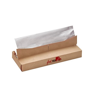 Interfolded greaseproof white paper in dispenser box - L:14.17in W:9.84in - 4200 pcs