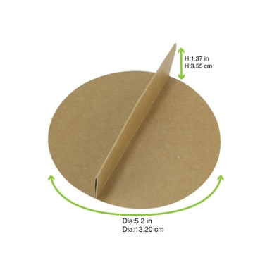 Divider 2 sides to fit in 210PC581K - D:5.2in H:1.4in - 360 pcs