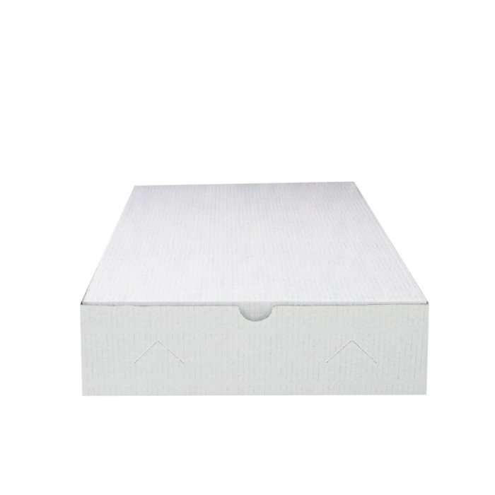 White Catering Box - L:11.02in W:7.48in H:2.36in - 25 pcs White Catering Box - L:11.02in W:7.48in H:2.36in - 25 pcs