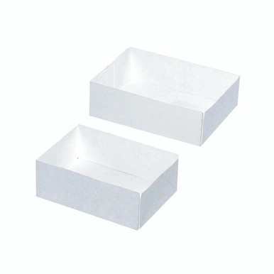 Open White Pastry Box - L:7.09in W:4.72in H:1.97in - 100 pcs Open White Pastry Box - L:7.09in W:4.72in H:1.97in - 100 pcs