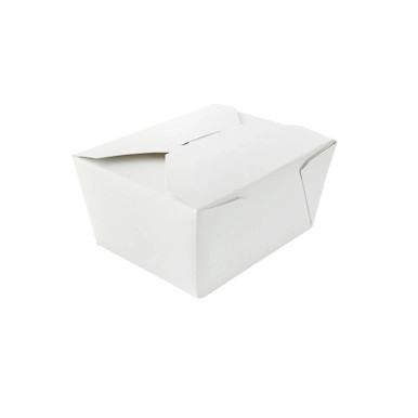 White Meal Box - 22oz L:5.1in W:4.13in H:2.55in - 450 pcs