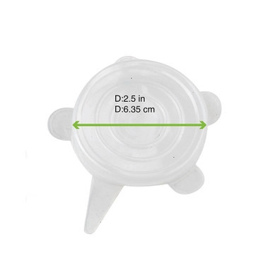 Reusable Silicone - D:2.5in - 100 pcs