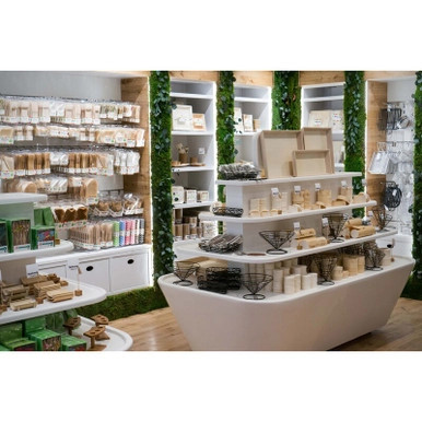 Bamboo design paper straw - D:0.24in H:7.76in - 300 pcs