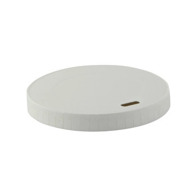 White Paper Coffee Lid for 10oz / 12oz / 16oz / 20oz.. - D:3.54in - 1000 pcs