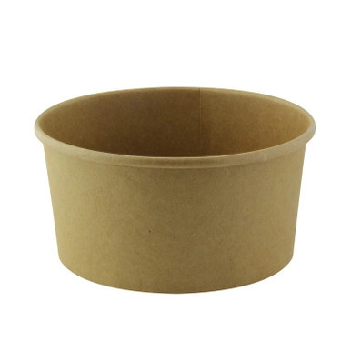Buckaty Kraft To Go Container Plastic Free - 24oz D:5.9in H:2.4in - 360 pcs