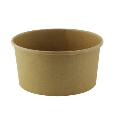 Buckaty Kraft To Go Container Plastic Free. - 30oz D:5.9in H:3in - 360 pcs