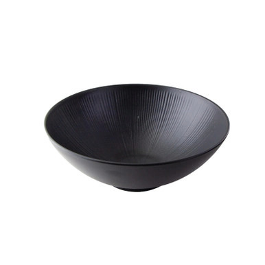 Phoenix Reusable recycled black bowl - 30oz D:7.3in H:2.9in - 12 pcs